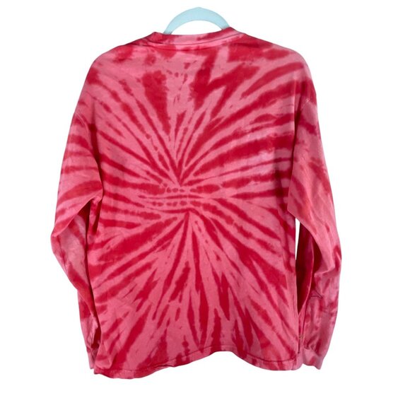 Ohiopyle Pinkerton Astros Red Tie-Dye Long Sleeve T-Shirt 100% Cotton Size L - Picture 2 of 6